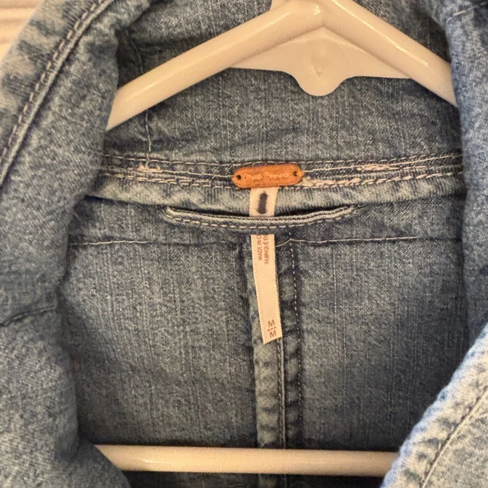 Free People Dolman Quilted Jean Jacket - Picture 2 of 4